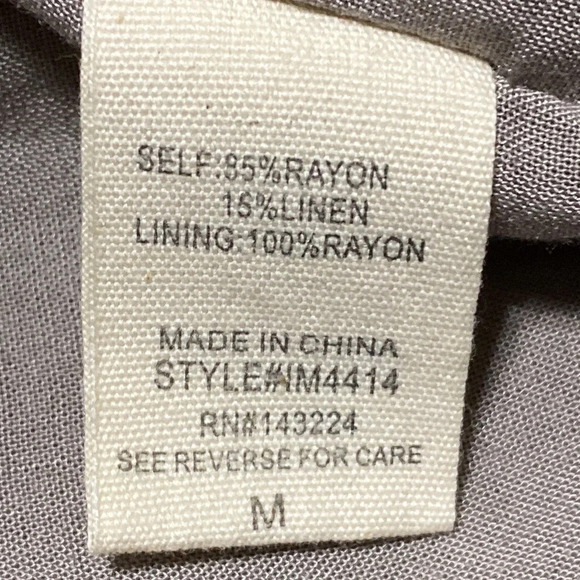 Illa Illa Dancing Queen Jumpsuit Linen Blend Olive Green NEW Size M - Picture 9 of 10